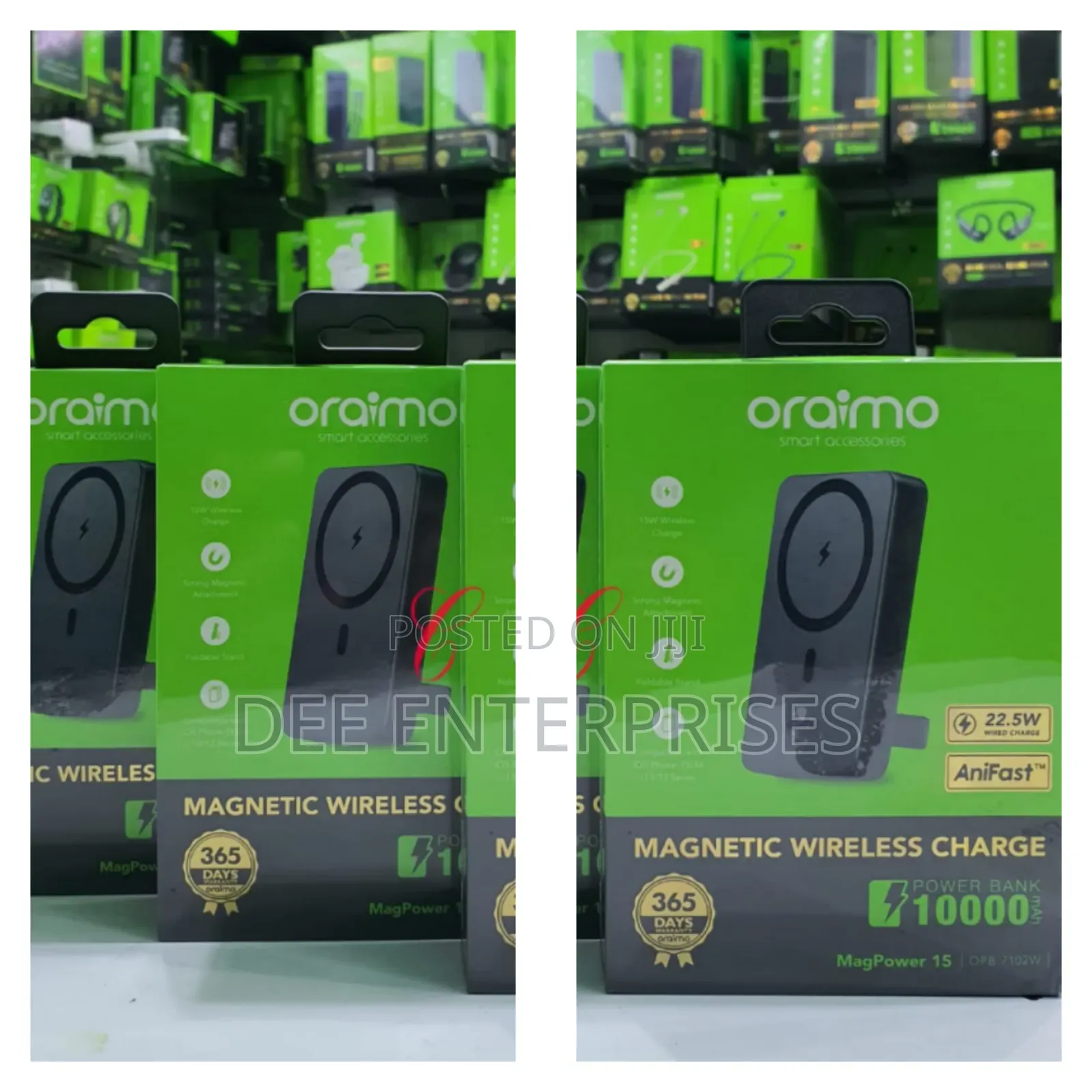 Oraimo 10000mah Magnetic Wireless and Wired Power Bank