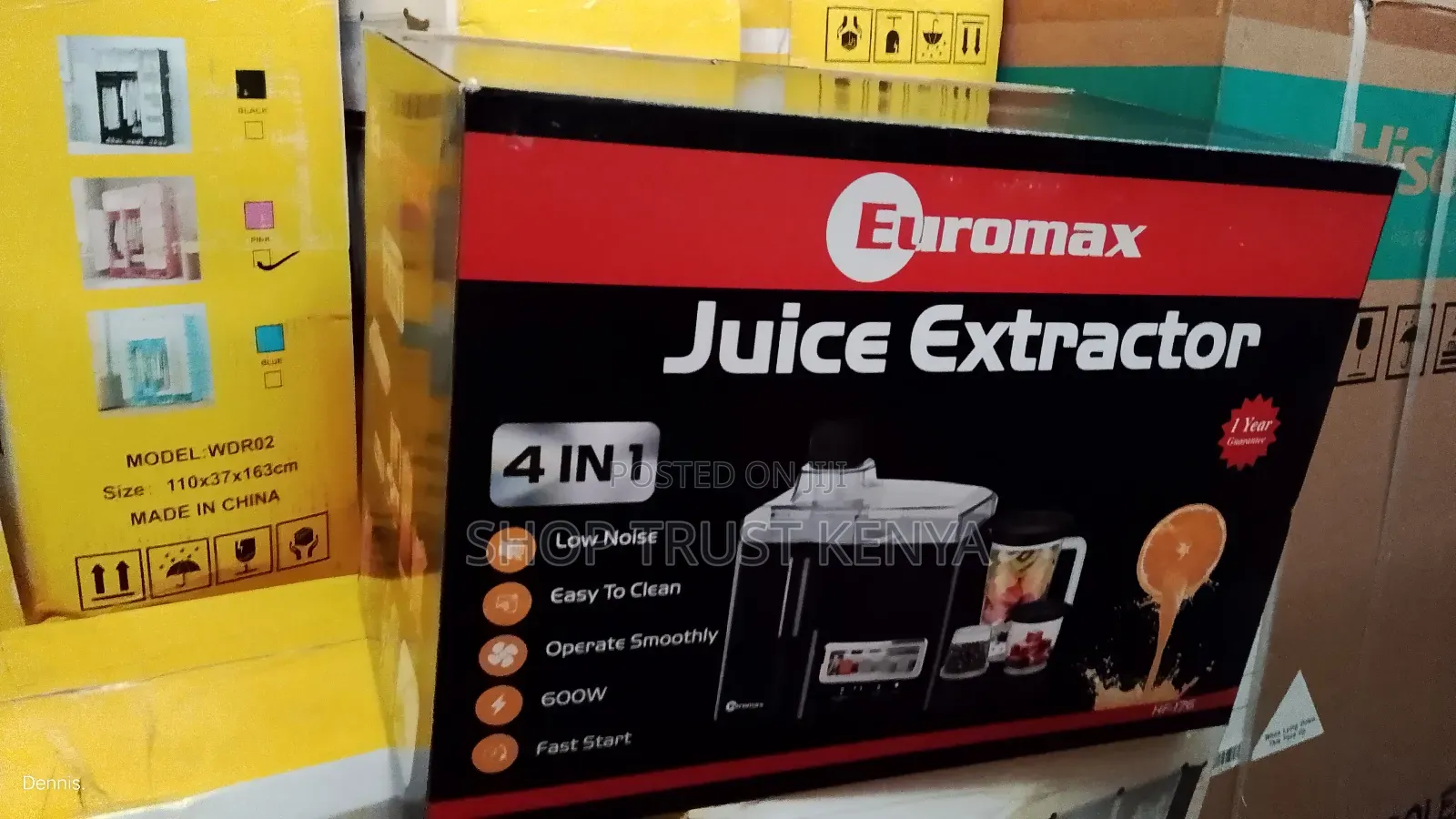 Euromax Juice Extractor 4 in 1