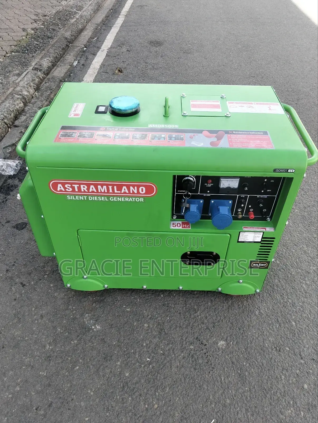 Astramilano Silent Diesel Generator, 7.5kva Output