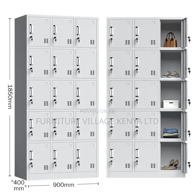 15-door Metal Steel Locker Storage Cabinet