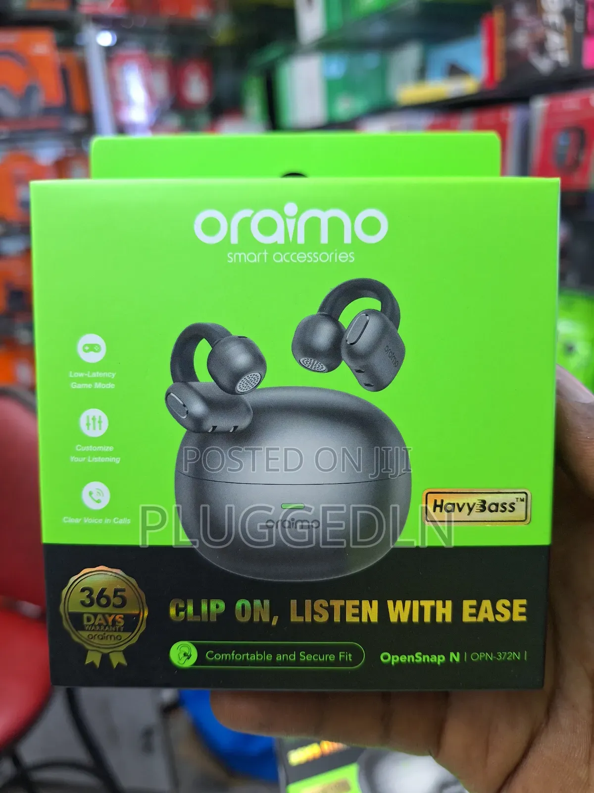 Oraimo Opensnap N Opn-372n Open-Ear True Wireless Earbuds