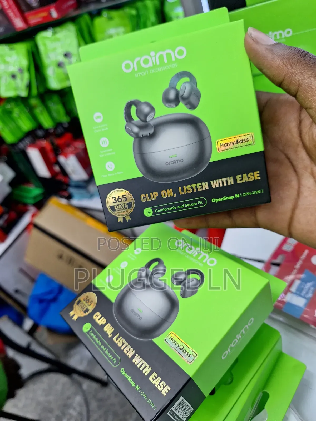 Oraimo Opensnap N Opn-372n Open-Ear True Wireless Earbuds