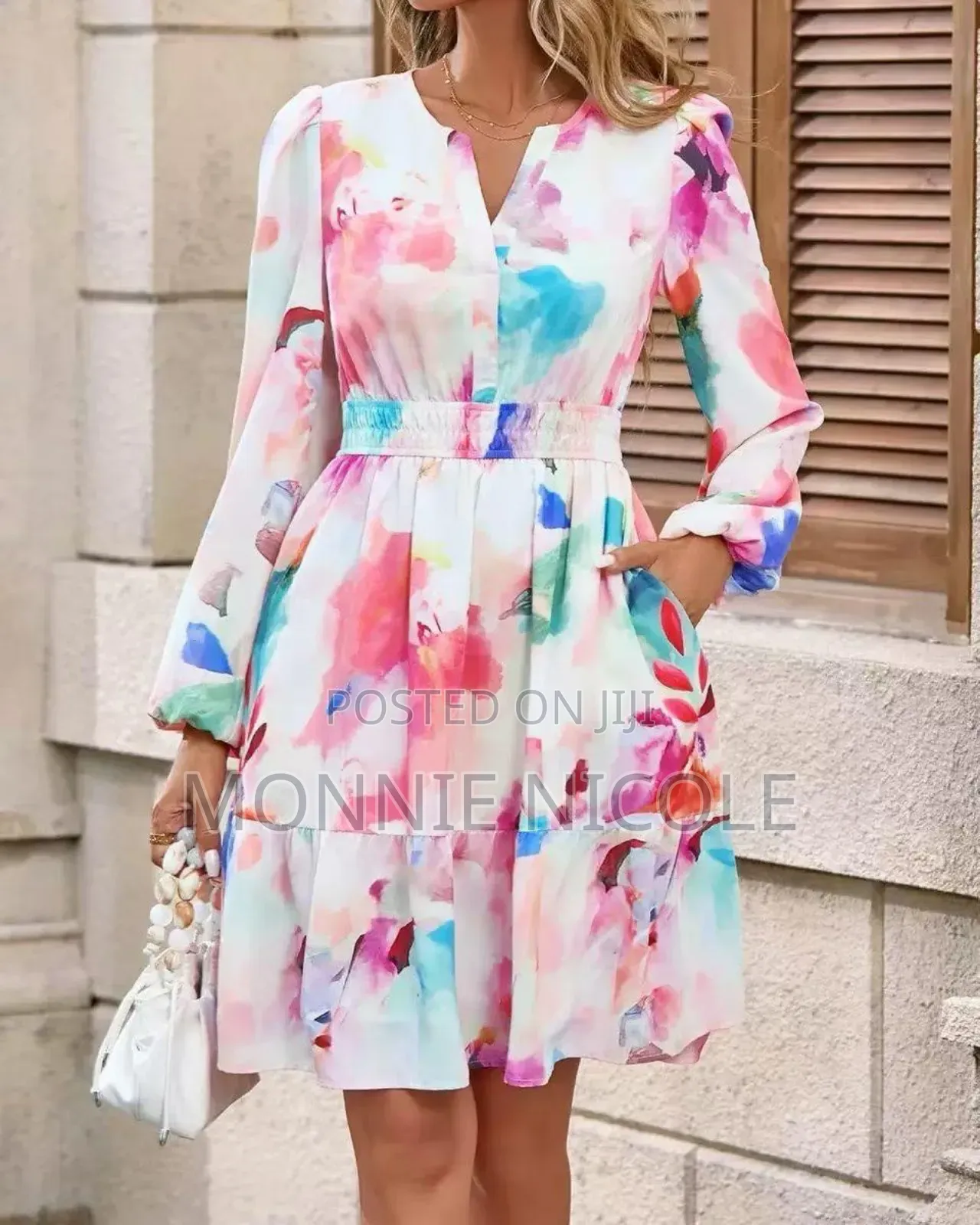 Stylish Floral Skater Sundress