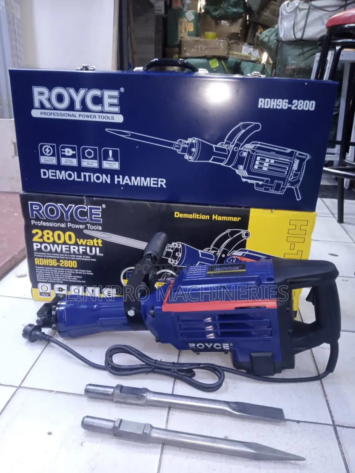 Royce Demolisher
2800 Watts
75 Joules