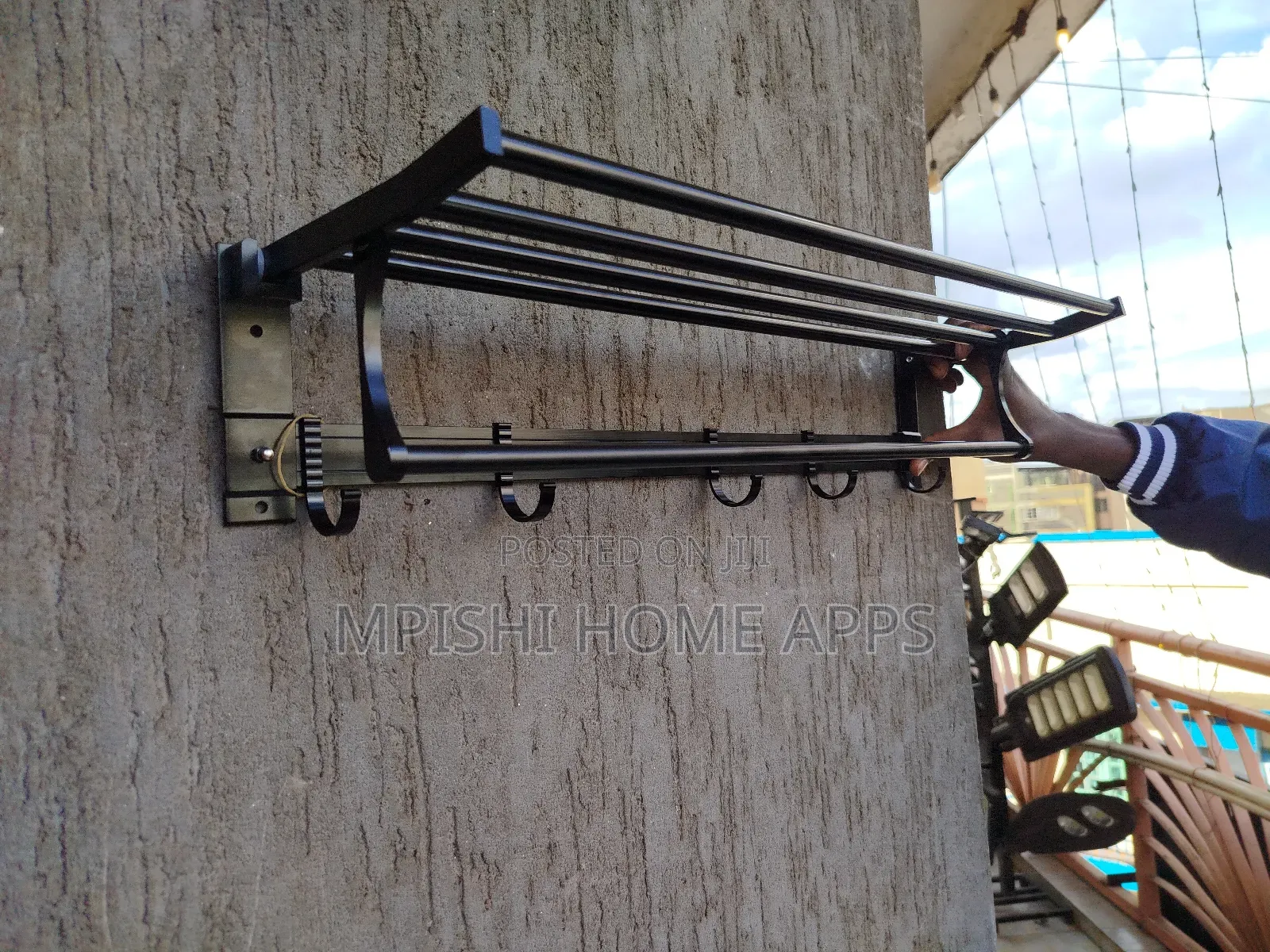 Metalic Bathroom Towels Rack 55cm