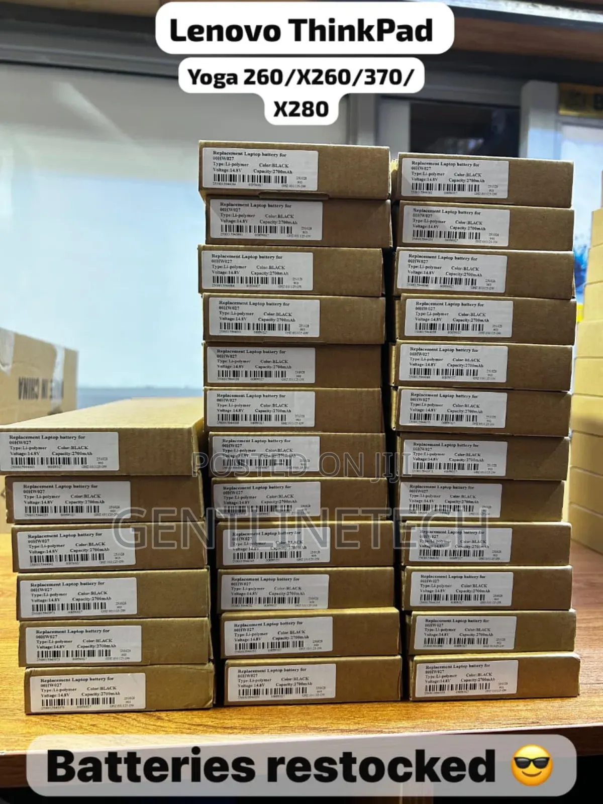 Lenovo Thinkpad Yoga 260/ X260/ 370/ X280 Batteries