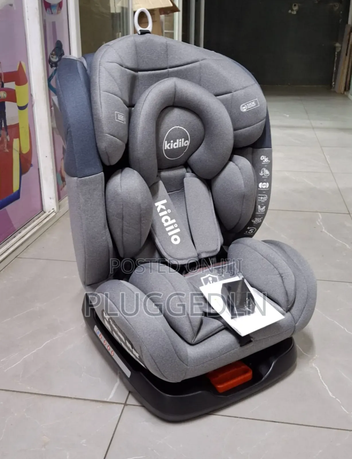 Kidilo 360° Rotating Isofix Baby Car Seat,