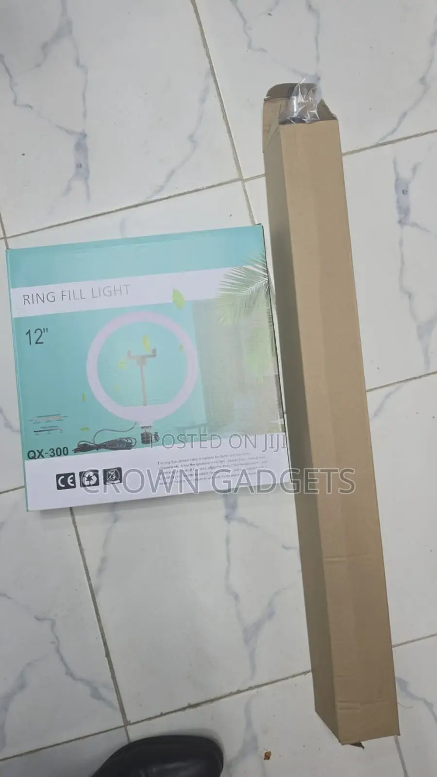 12-Inch Led Ring Light With Stand Phone Holder