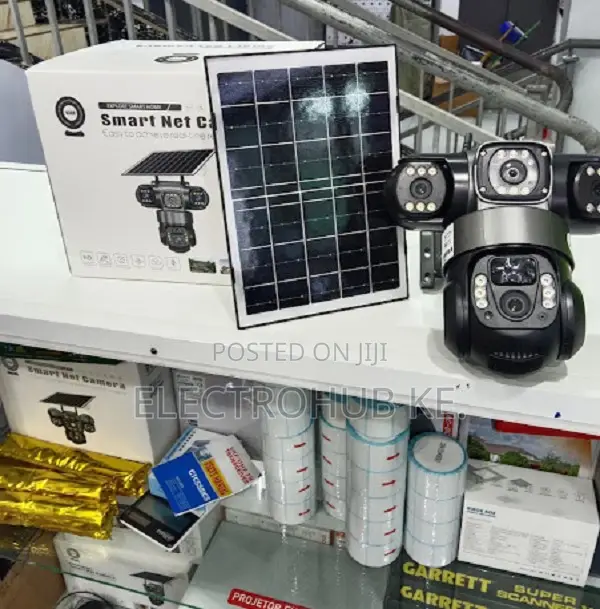 1080p Full Hd V380 Solar 4g Camera - Tripple Lens
