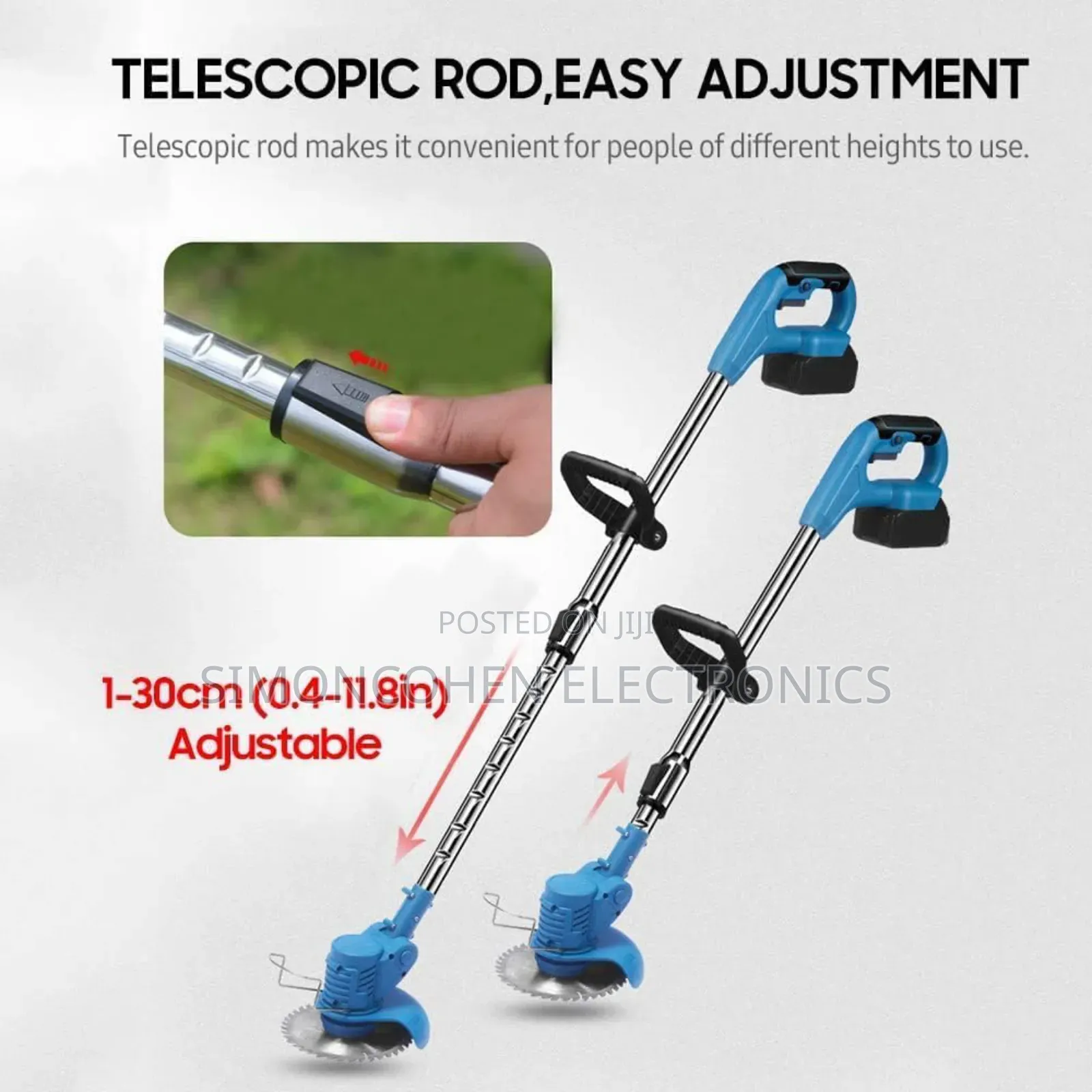 Wireless Cordless Bush Cutter / Electric Lawn Mower