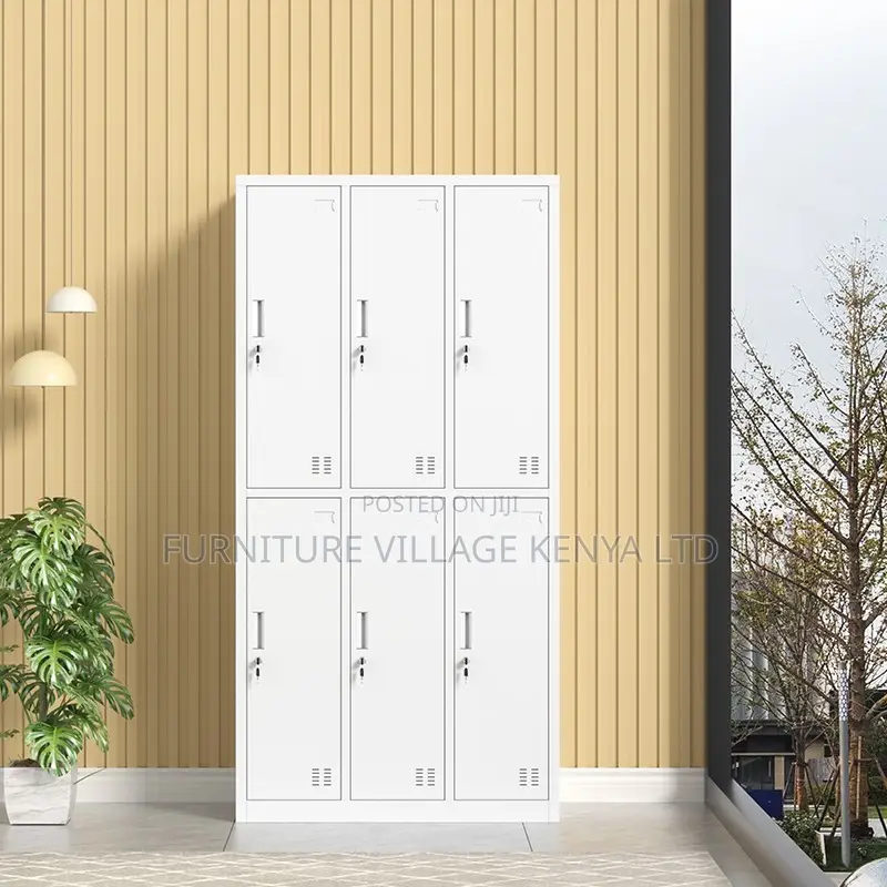 Office Cabinet; 6 Doors Metal Locker Storage Cabinet