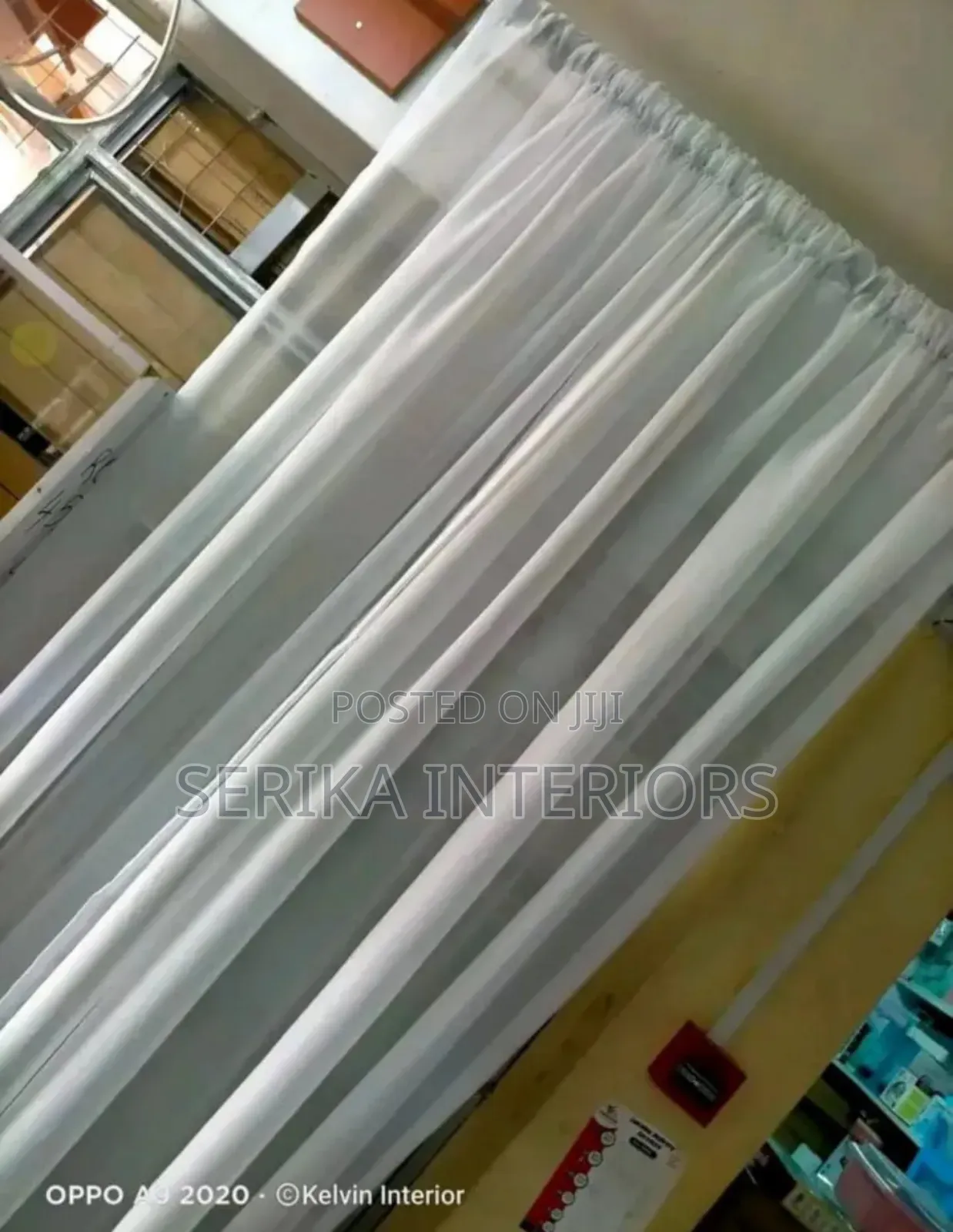 Plain White Sheers Window Sheers Environmental Friendly Approved