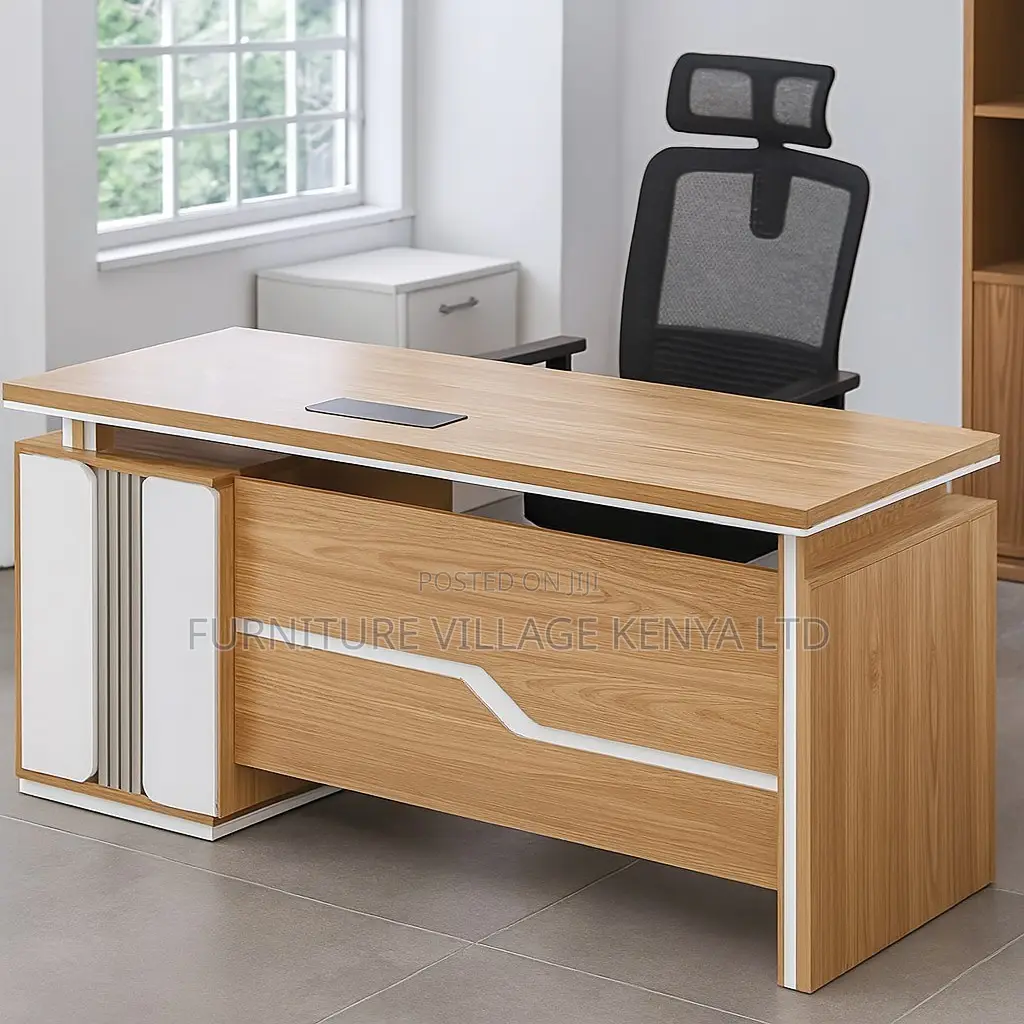 Office Desk; 1600mm Executive L-shaped Desk