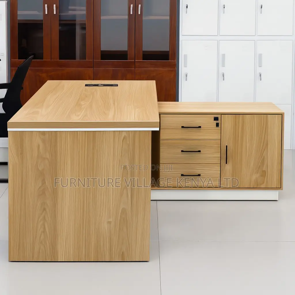 Office Desk; 1600mm Executive L-shaped Desk