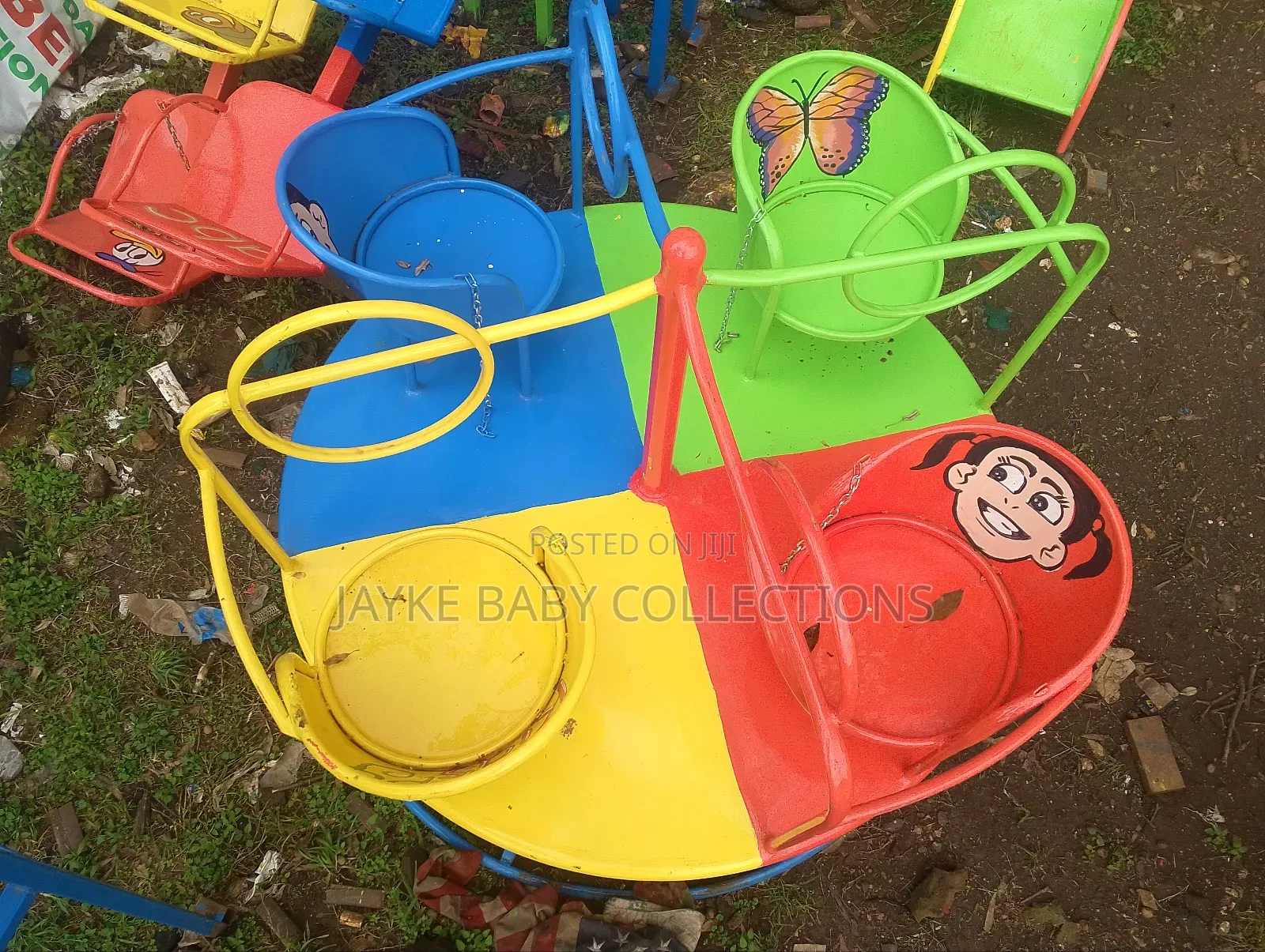 Need Playground Upgrade? 4,6 ,8-Seater Merry-Go-Round