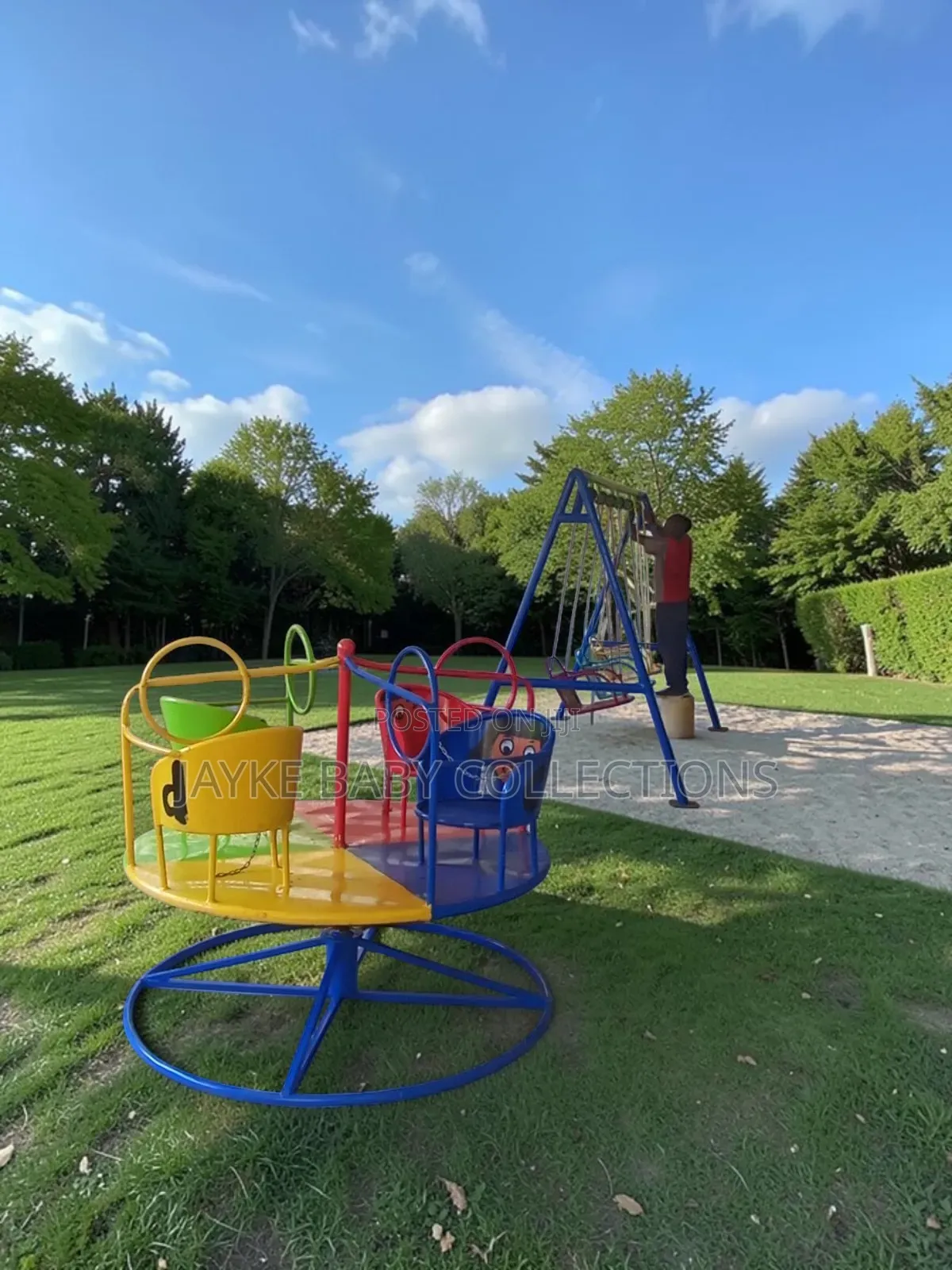 Need Playground Upgrade? 4,6 ,8-Seater Merry-Go-Round