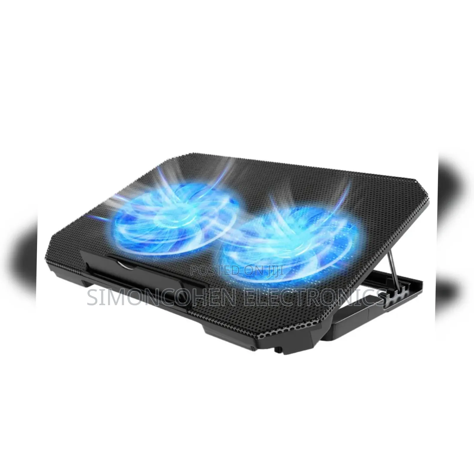 Adjustable Laptop Stand With Cooling Pad