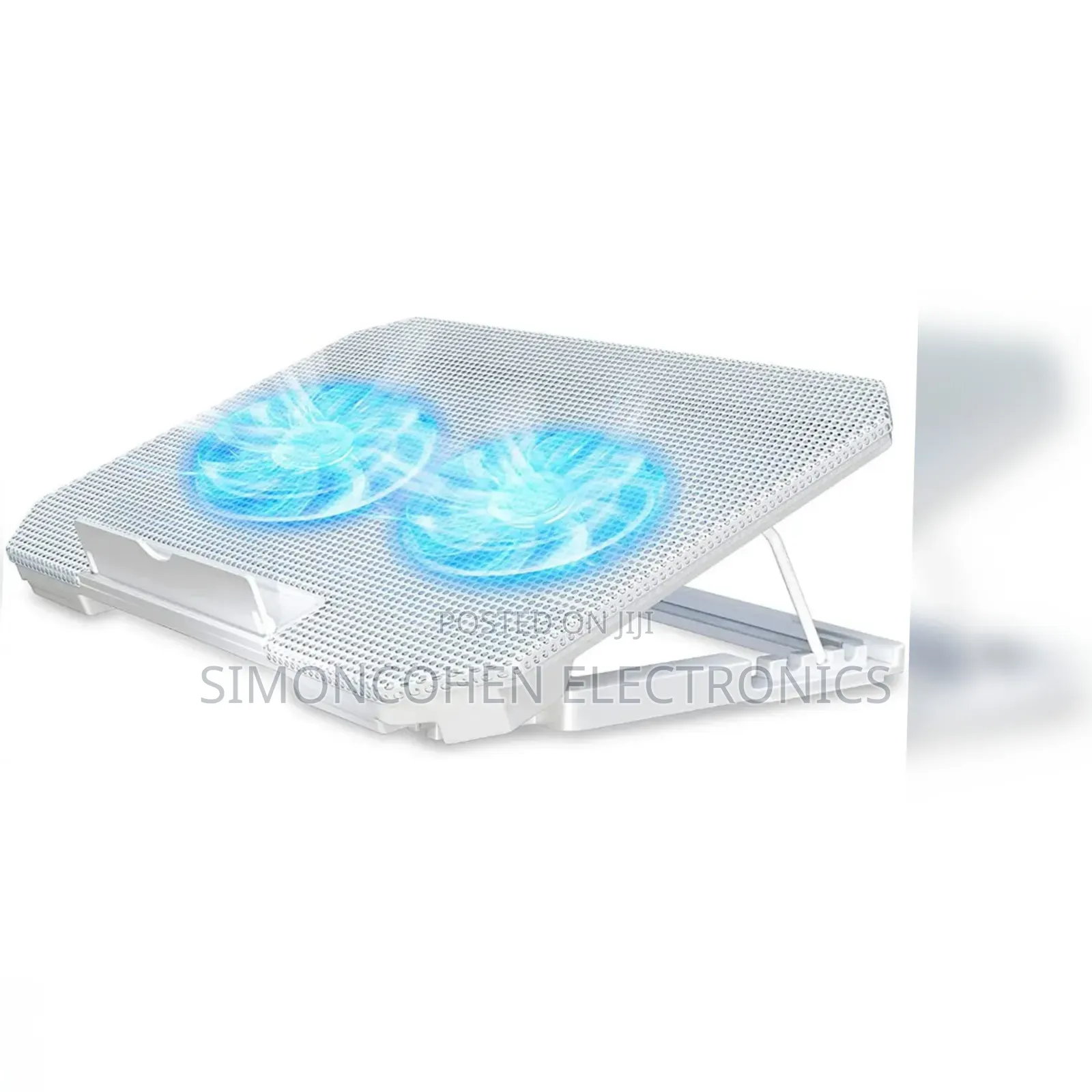 Adjustable Laptop Stand With Cooling Pad