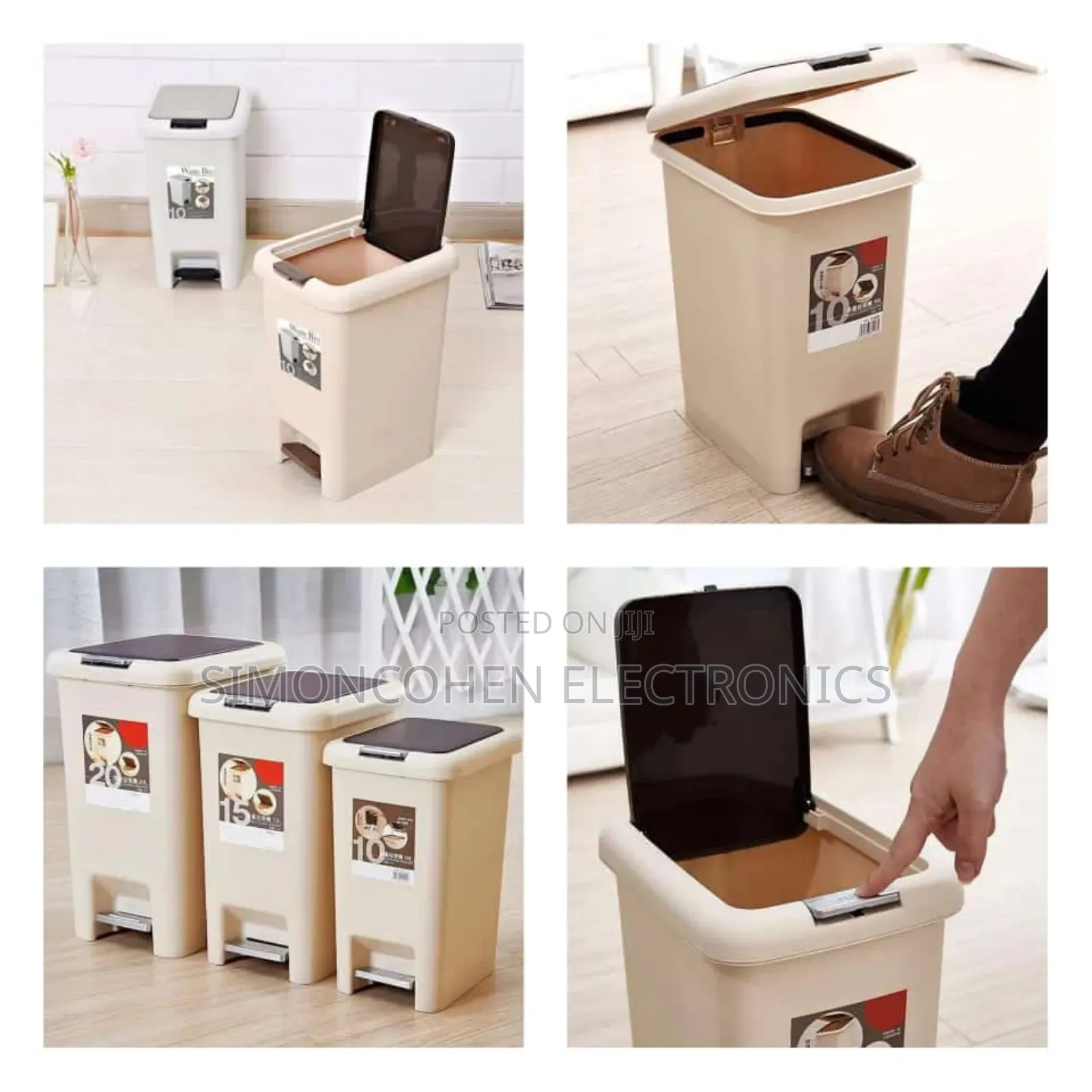 8l Quality Pedal Dustbin