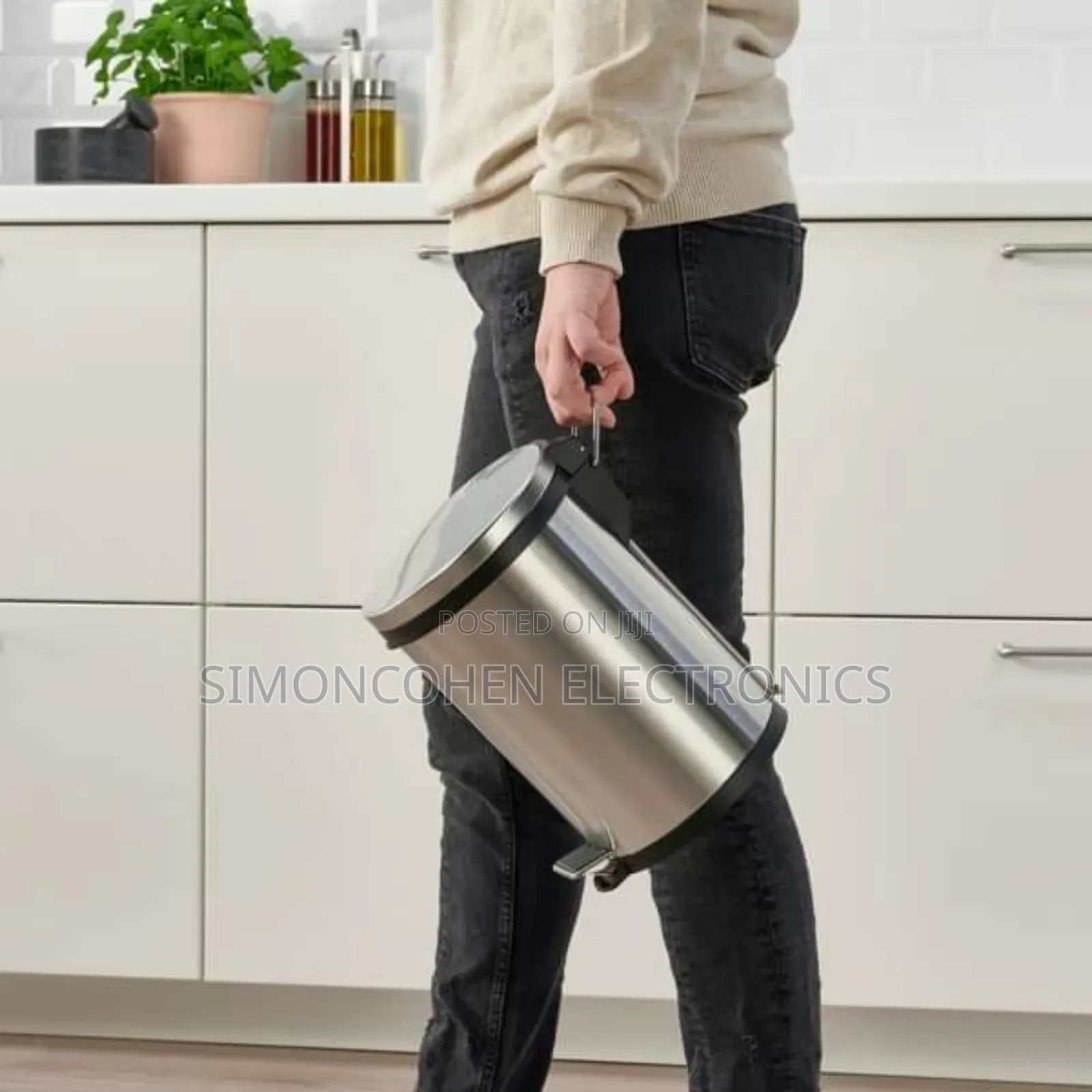 8l Stainless Steel Pedal Dustbin