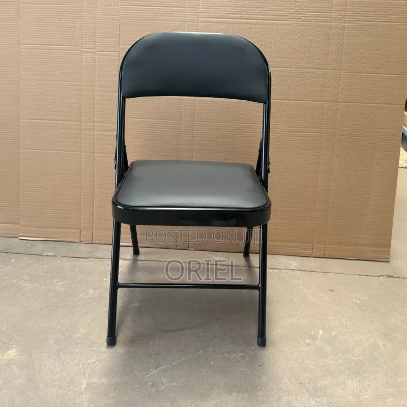 Office Chair : Metal Foldable Padded Office Study Chair