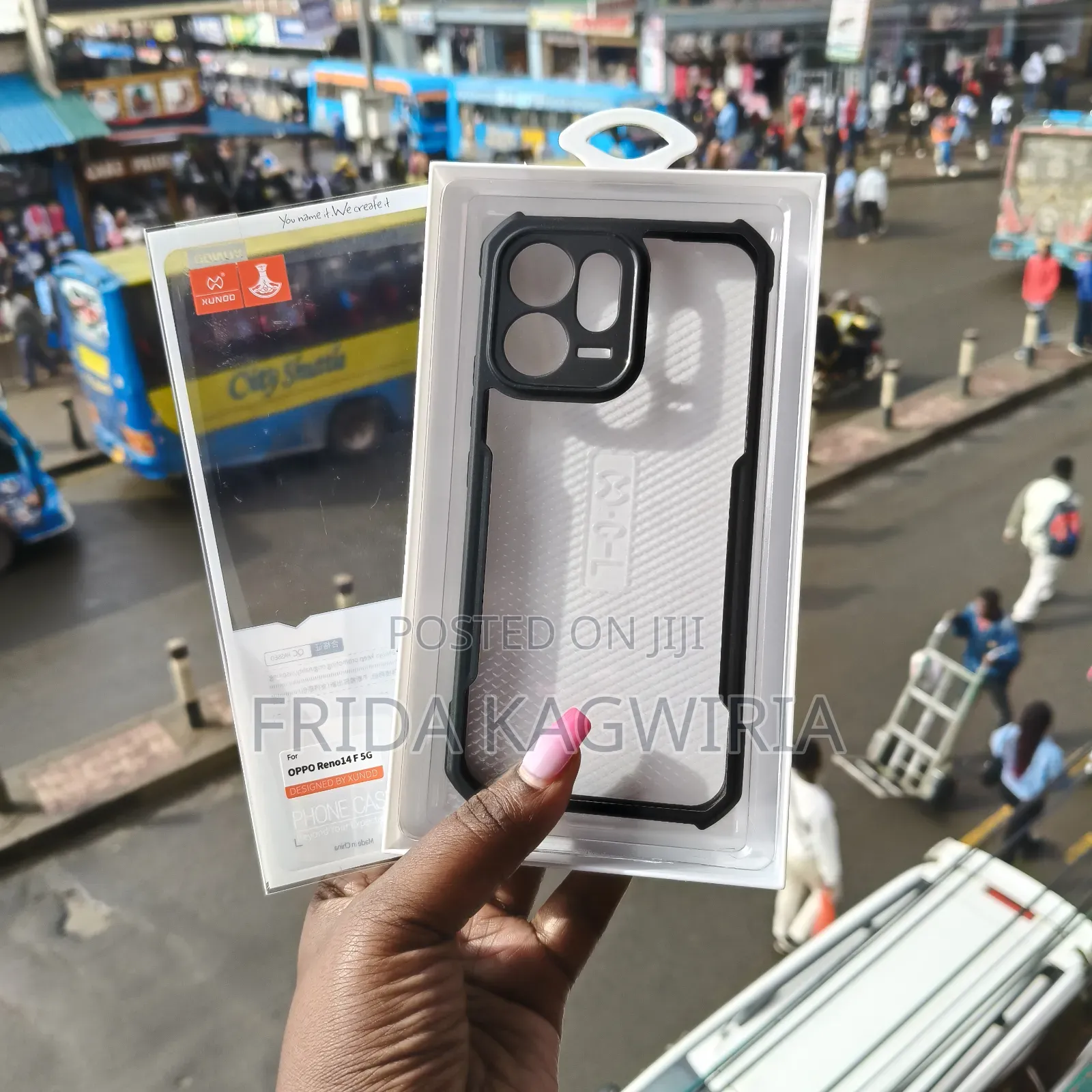 Xundd Shockproof Clear Back Cover For Oppo Reno 14f