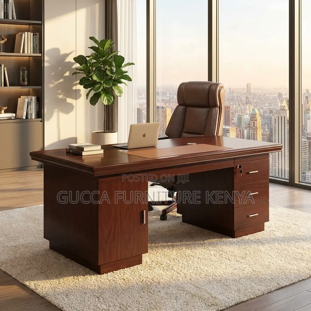 1.2 Meters Mahogany Executive Office Desk