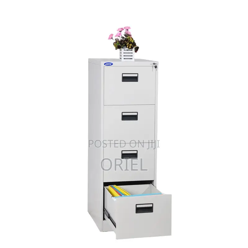 Office Cabinet : Vertical Archive 4-Drawer Office Filling Cabinet