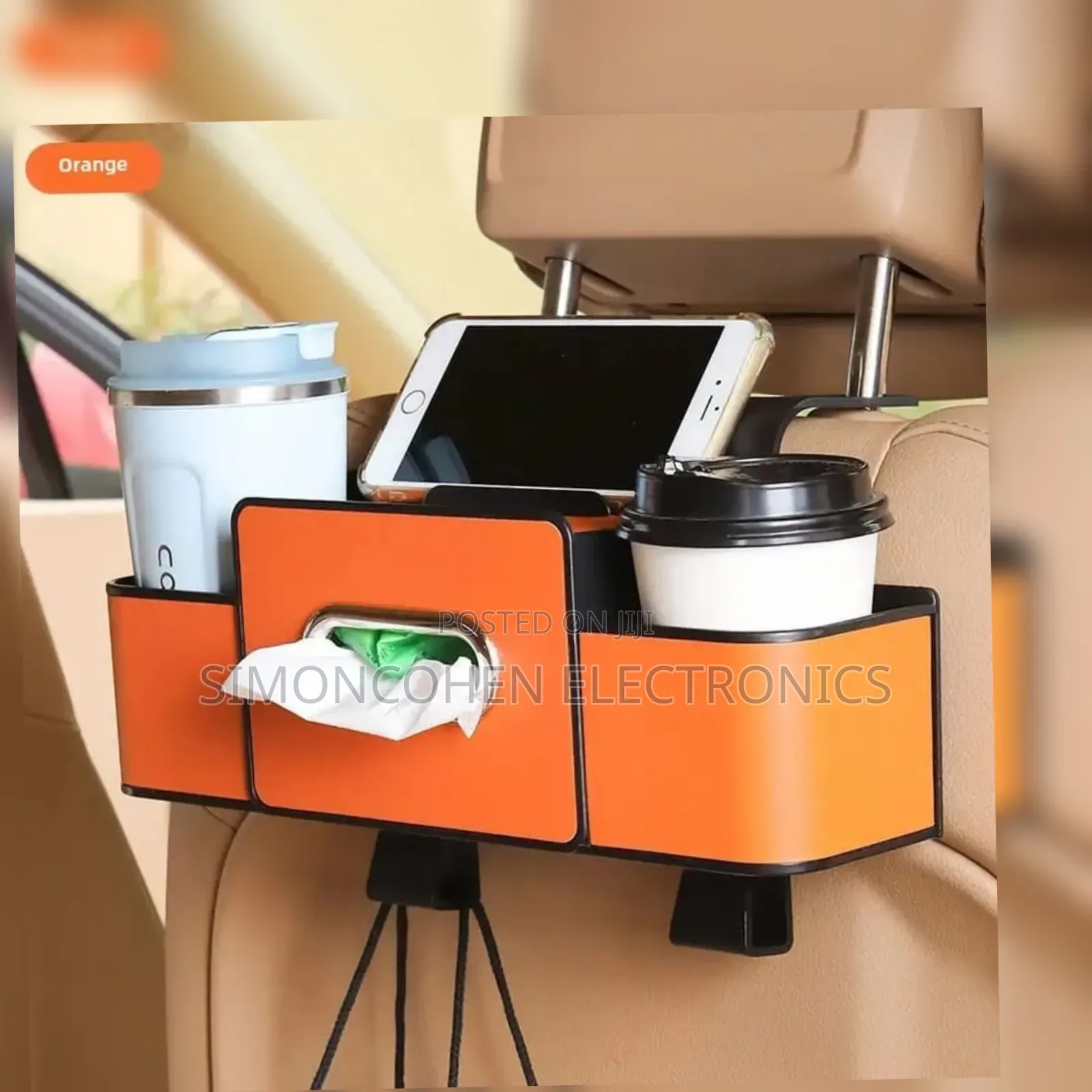 Multifunctional Car Seat Backrest Storage Box