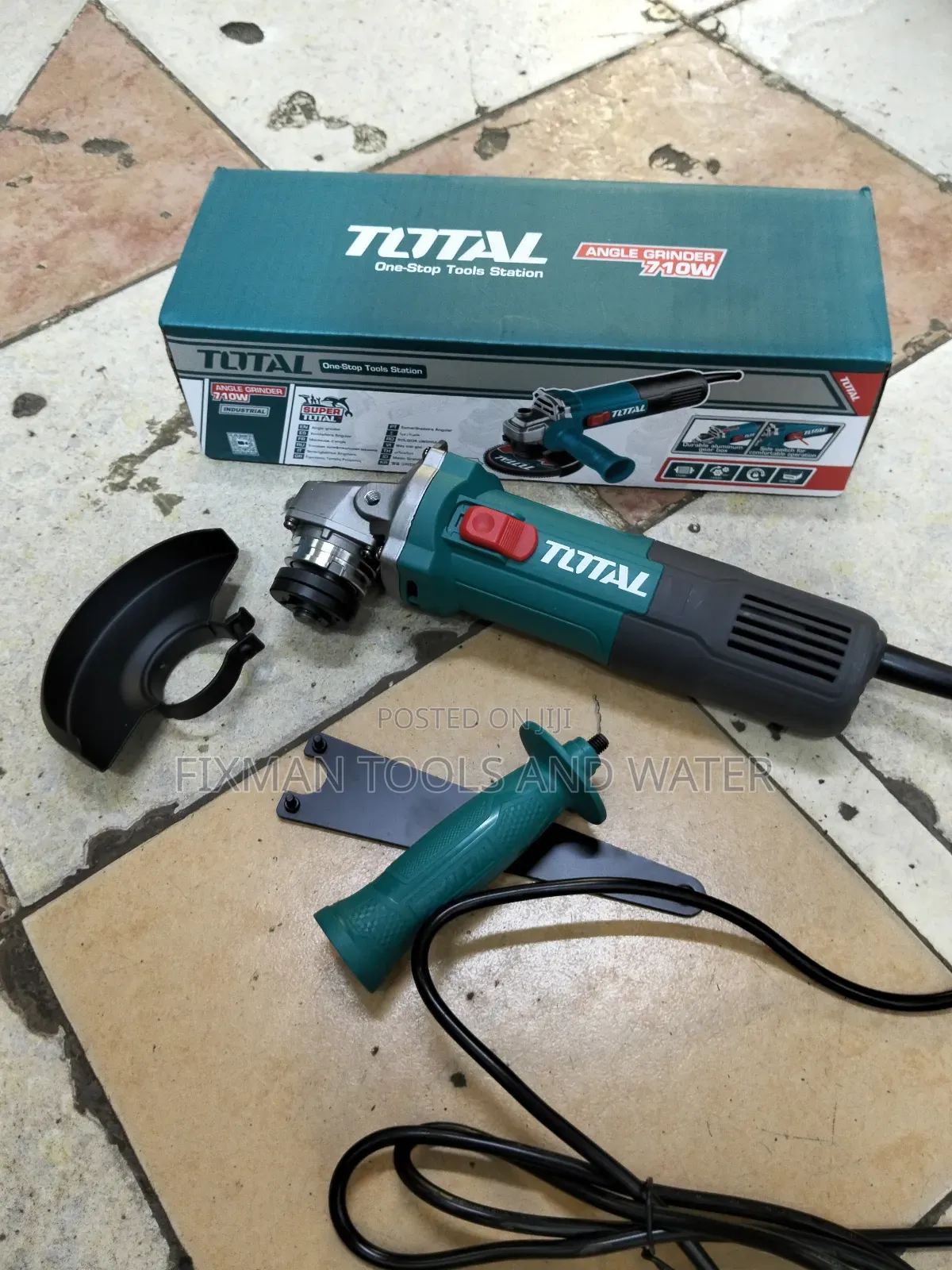 Total Angle Grinder 115mm Disc 710 Watts for Construction Work