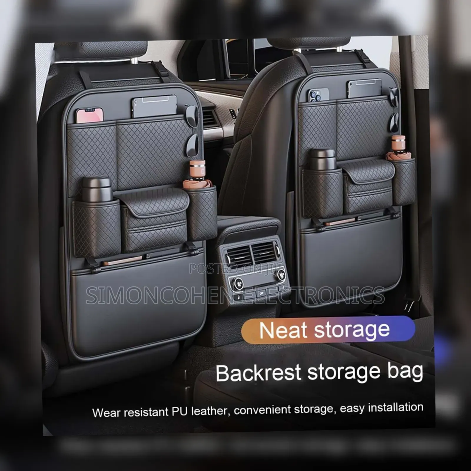 Car Back Seat Organizer