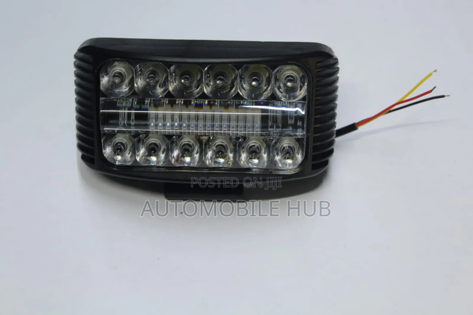 12-Led Dual Row Premium Bike Headlight With Integrated Strobe