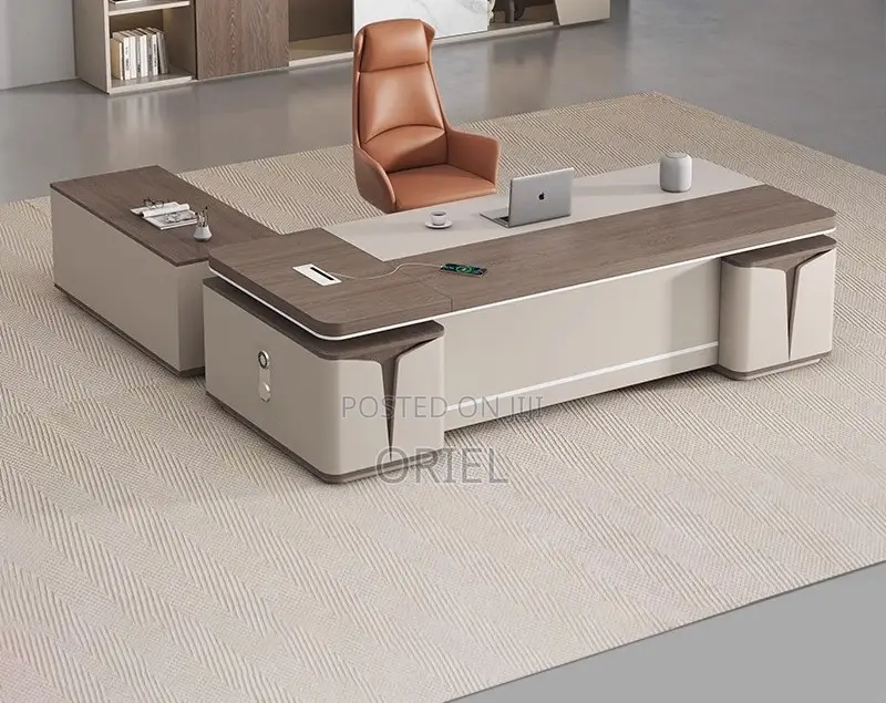 Modern Office Desk : Advanced 1.6m Executive L-Shaped Office Desk