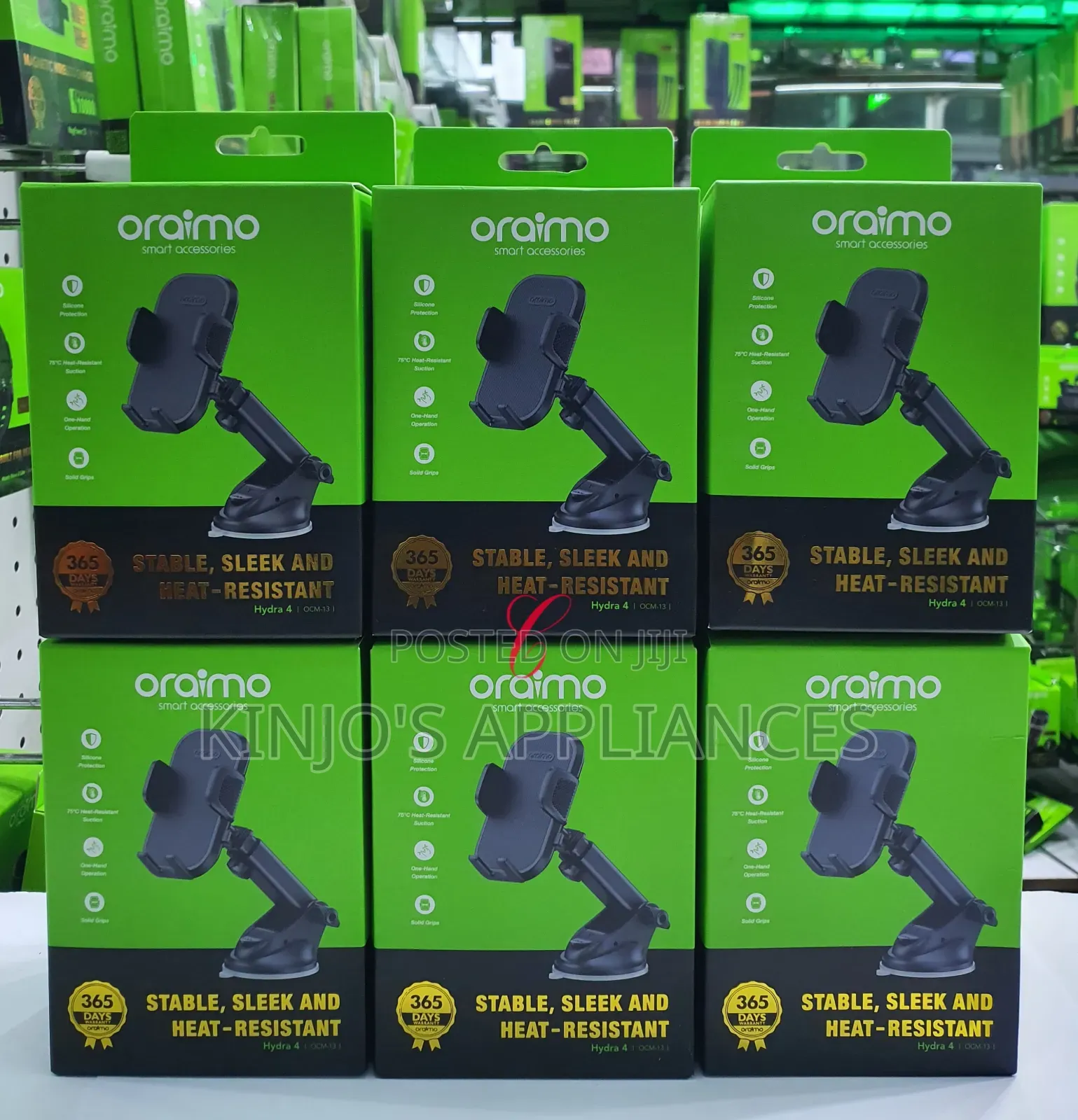 Oraimo *Hydra 4* Ocm-13 Car Mount Phone Holder
