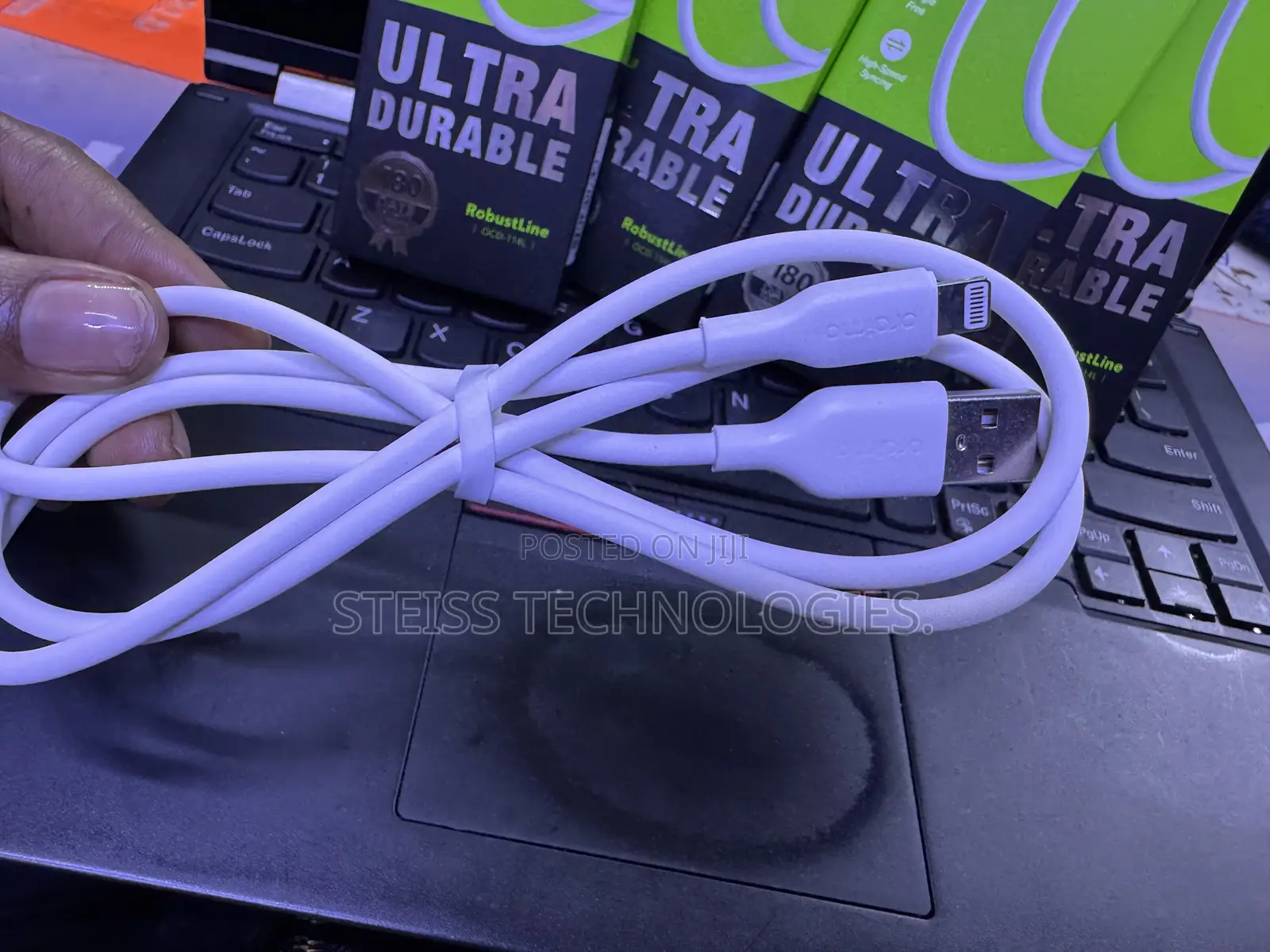 Oraimo White Lightning iPhone Data Cable