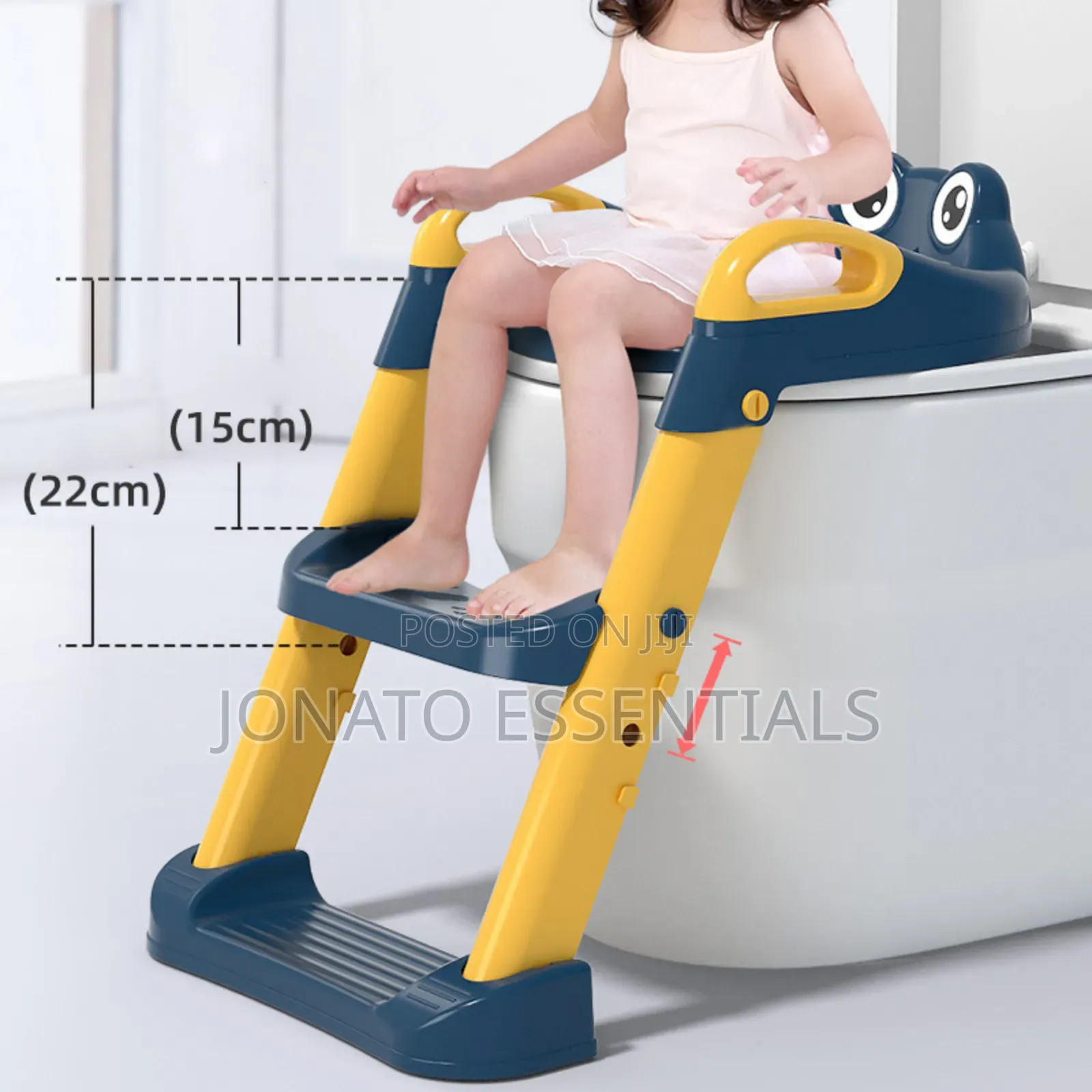Adjustable Toddler Potty Training Seat With Ladder Step Stool