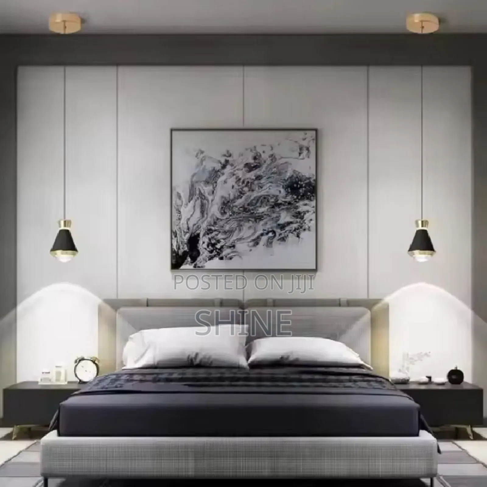 Adjustable Flush Mount Pendant Light