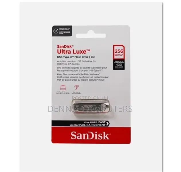 Sandisk Ultra Luxe Usb 3.2 256gb Flash (400 Mbps)