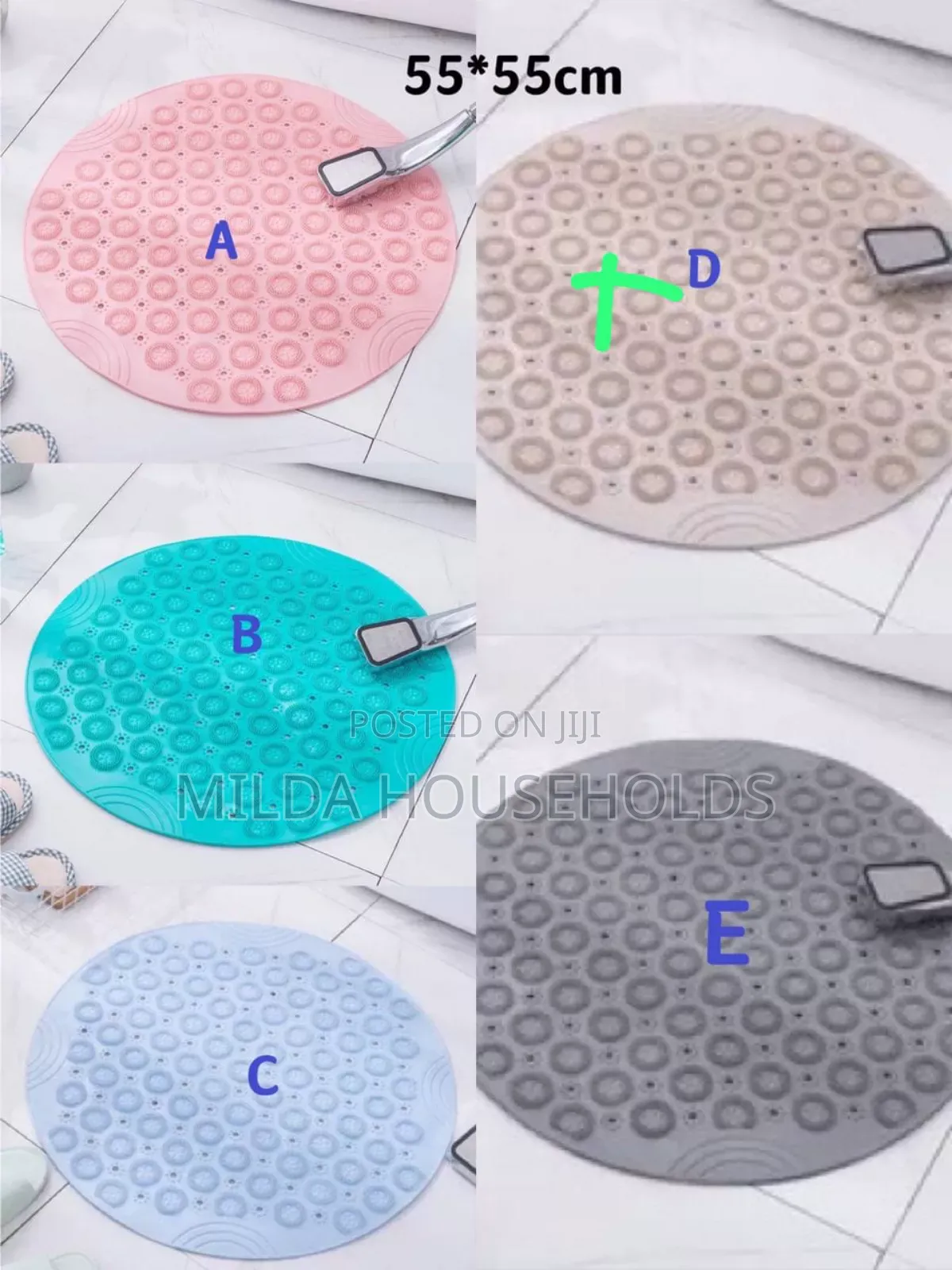 *Round Anti Slip Mats