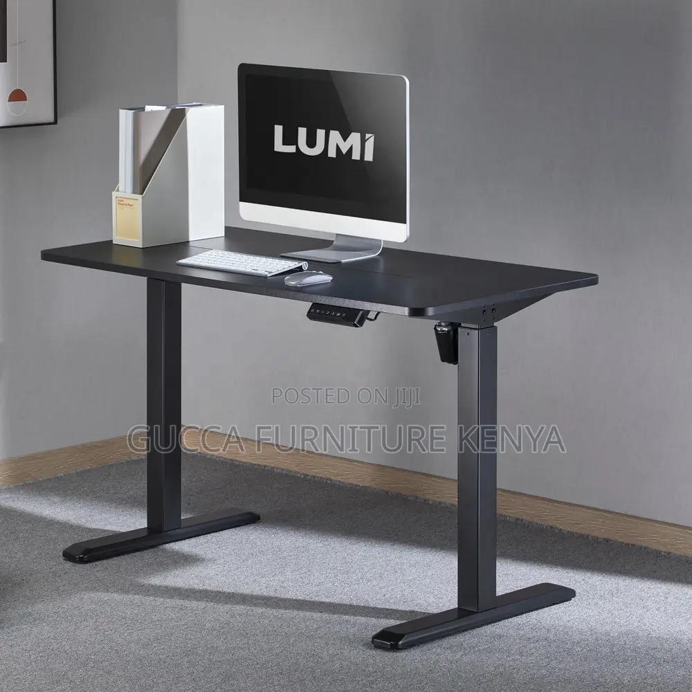 Black Electric Height Adjustable Standing Desk