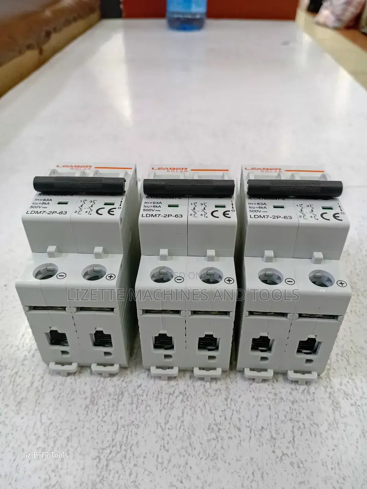 Leader 63a Dc Circuit Breaker 500v