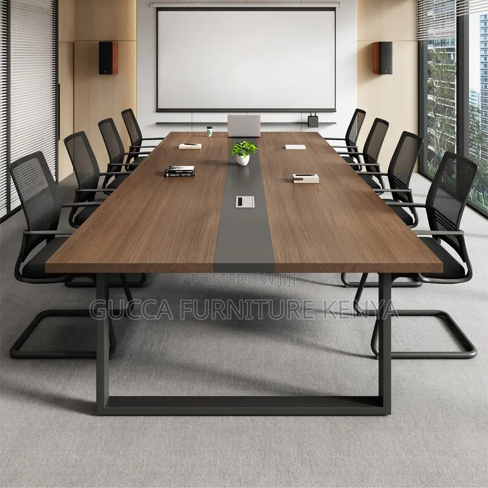 2.4 Meters Steel Base Office Conference Table