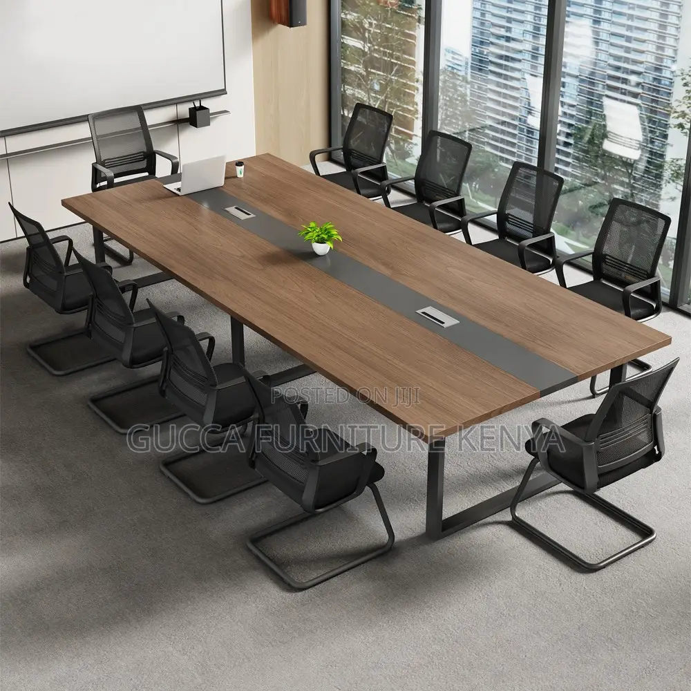 2.4 Meters Steel Base Office Conference Table