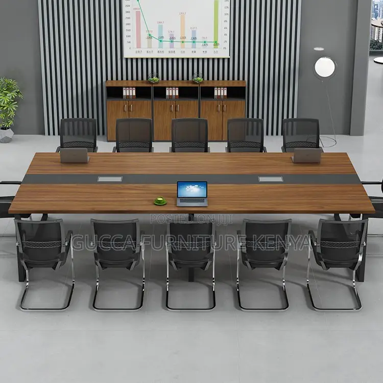 2.4 Meters Steel Base Office Conference Table