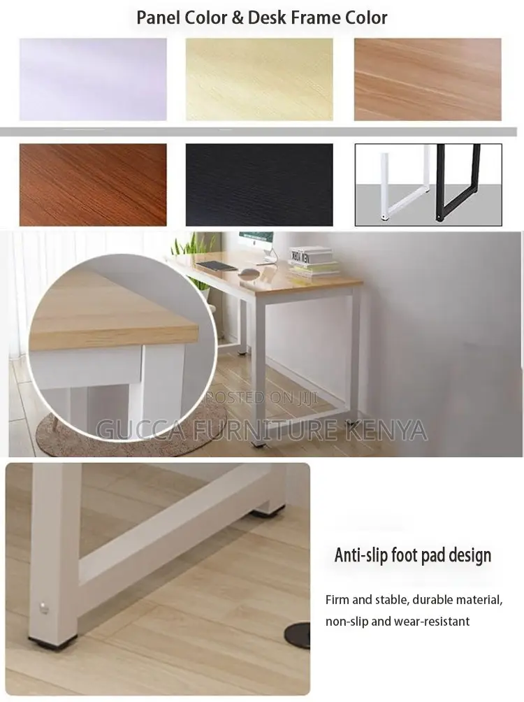 120cm Computer Desk With Steel Legs