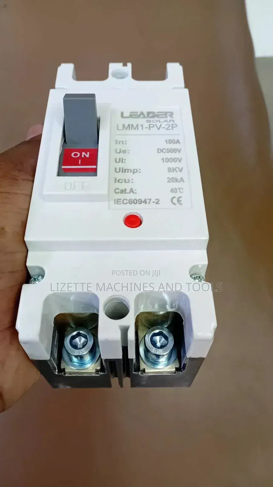 Leader Solar Lmm1 2 Pole Dc Molded Case Circuit Breaker