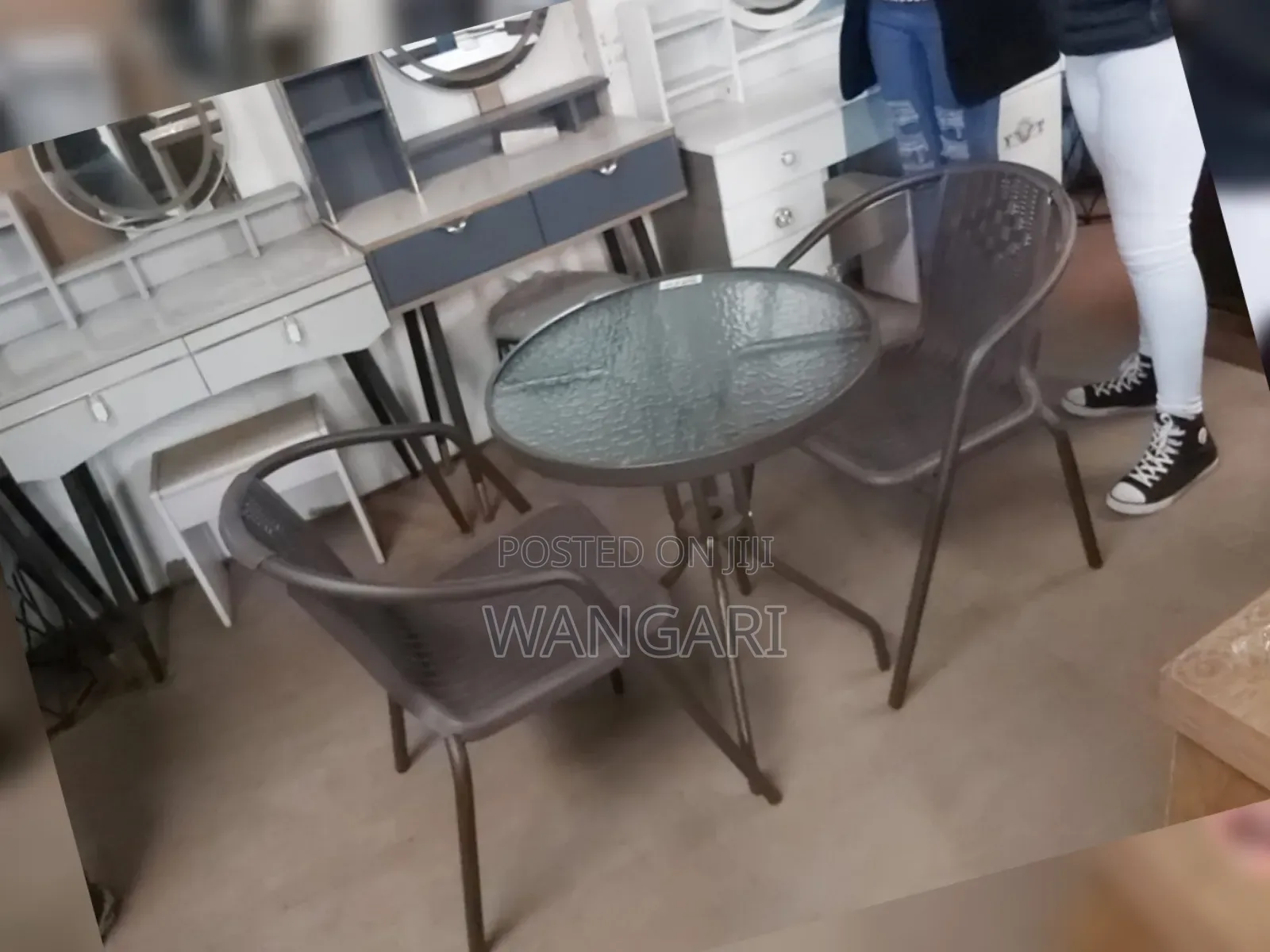 Metalic Outdoor 2 Seater Set,