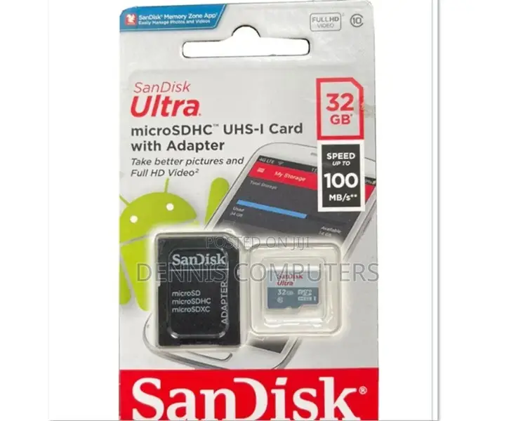 Sandisk Ultra Micro Sd 100mbps 32gb