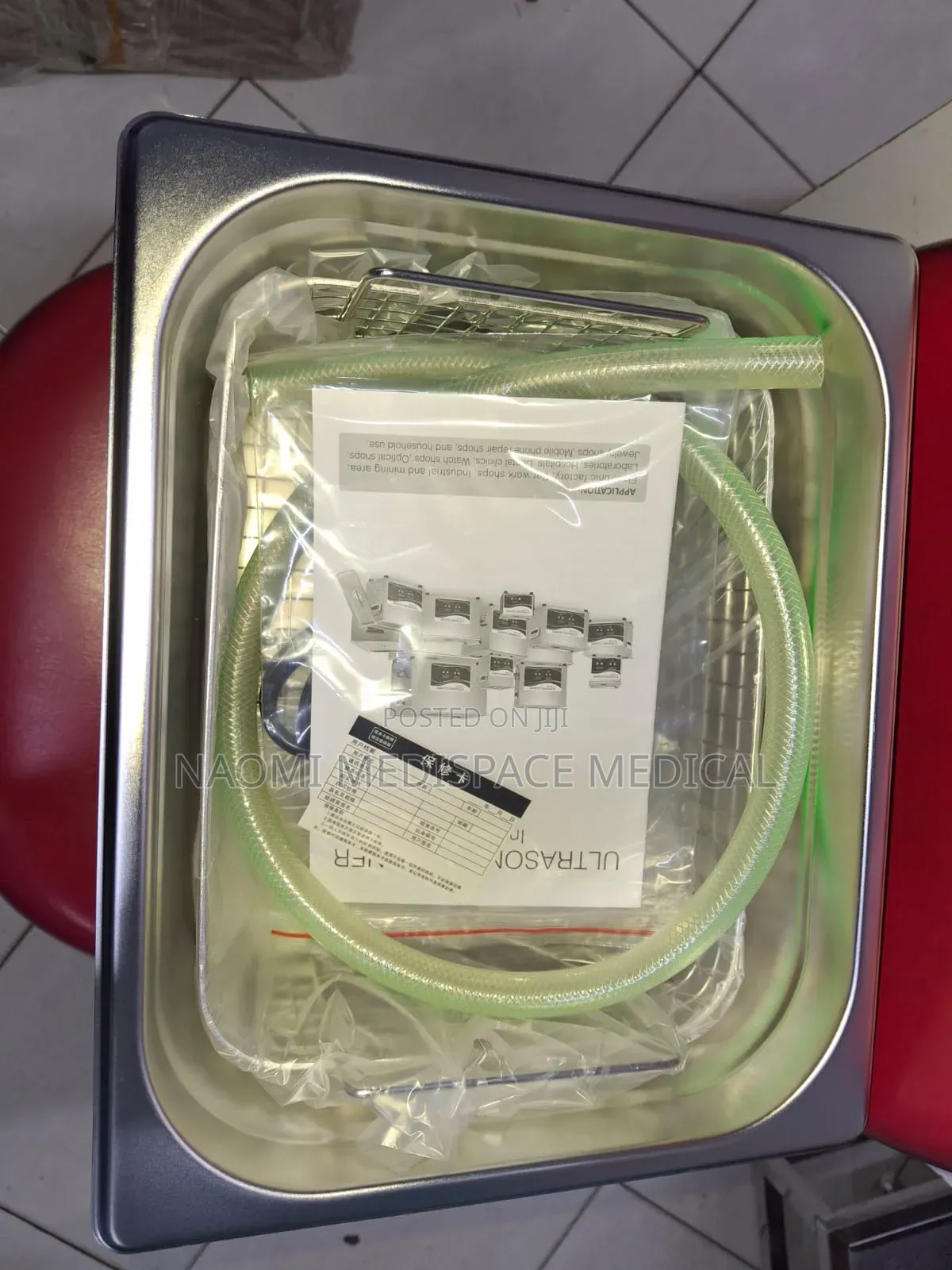New Microlife Ultrasonic Cleaner - Stainless Steel