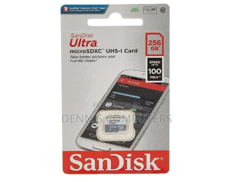 Sandisk Ultra Micro Sd 100mbps 256gb